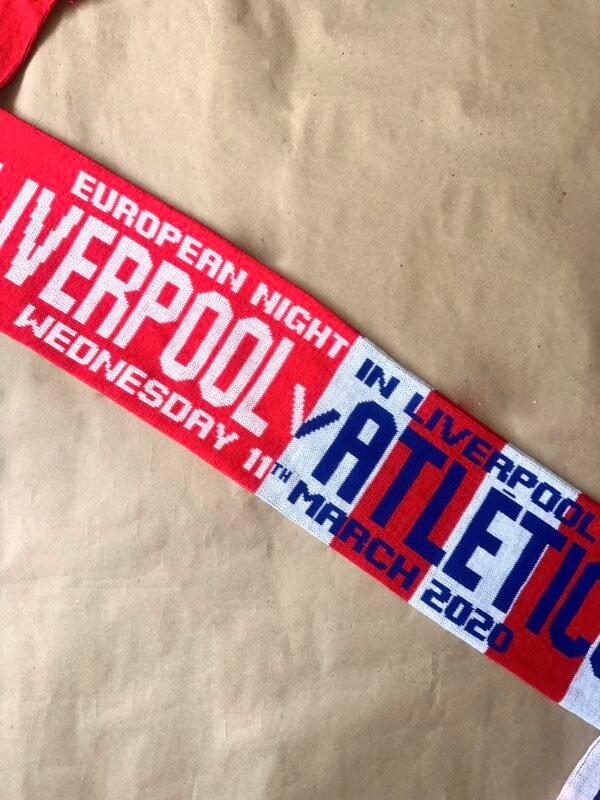 Bufanda Match of the day Liverpool vs Athético de Madrid