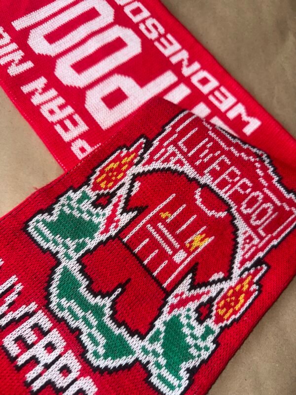 Bufanda Match of the day Liverpool vs Athético de Madrid